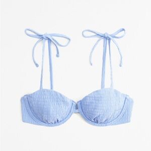 NWT Abercrombie Tie Strap Underwire Bikini Top